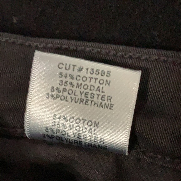 J Brand Mid Rise Black Velvet Crop Pants Jeans Size 25 - Picture 9 of 12